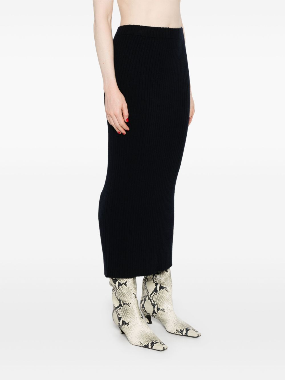 cashmere midi skirt - 3