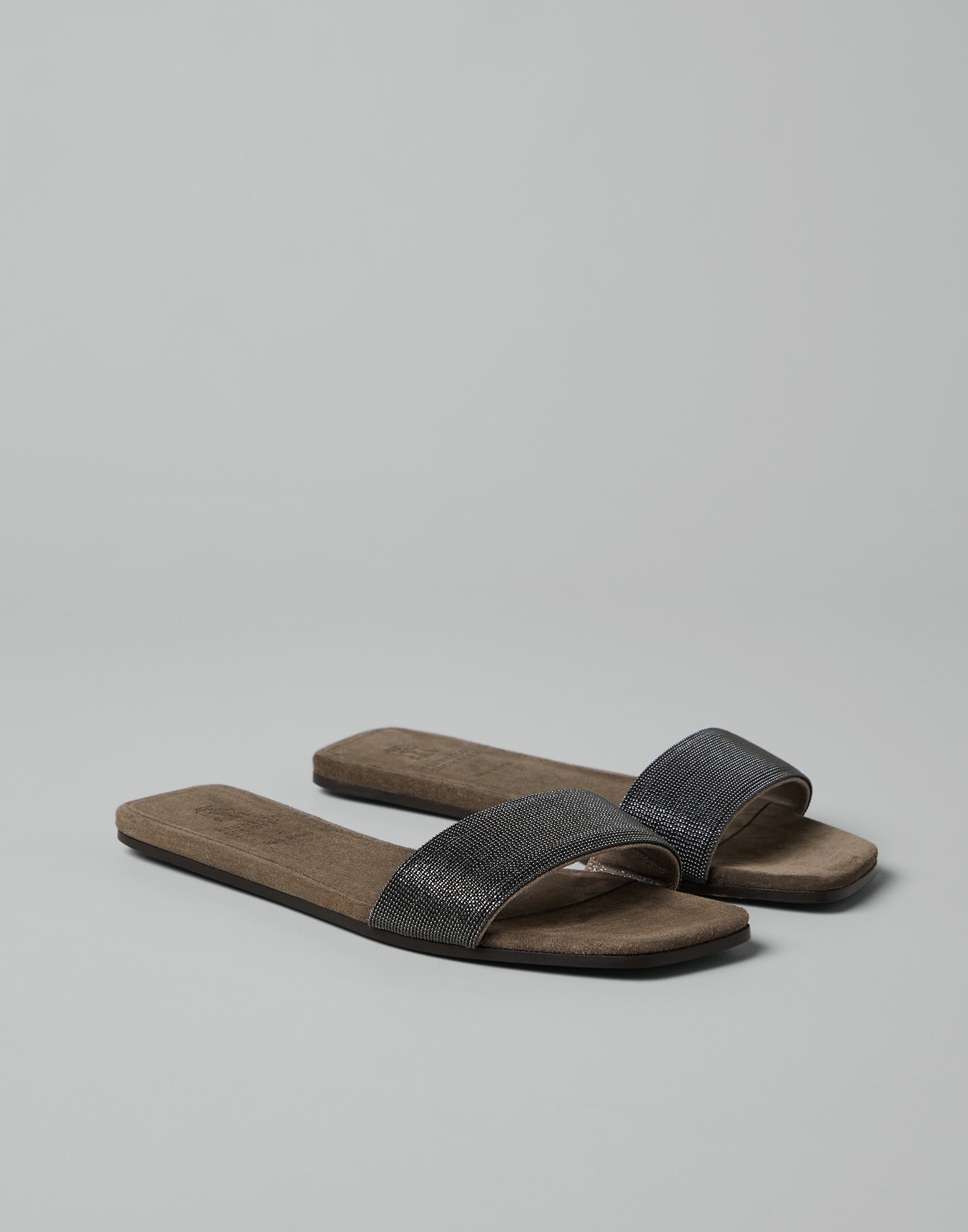 Precious slides in suede - 1
