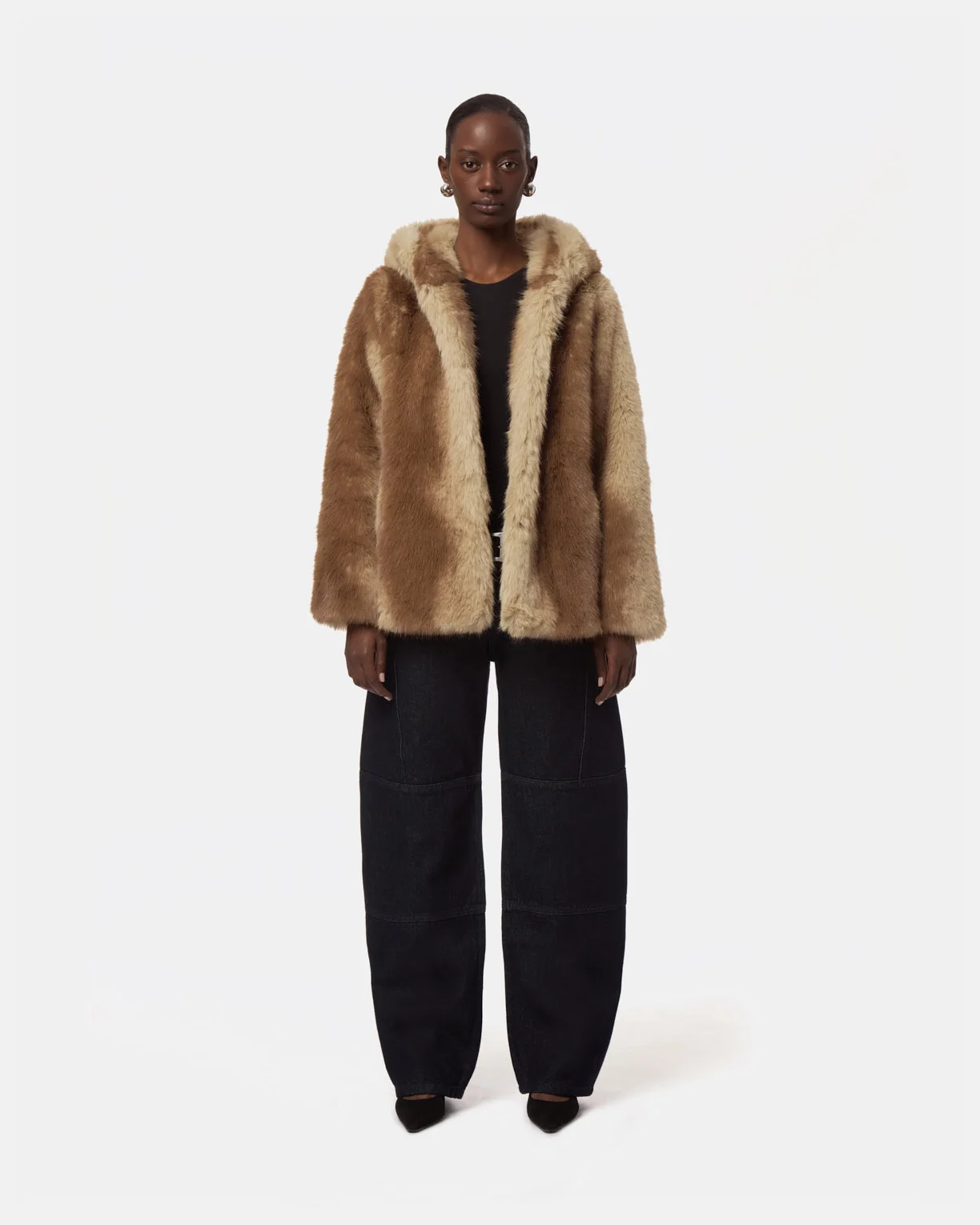 KATIN HOODED COAT - 1