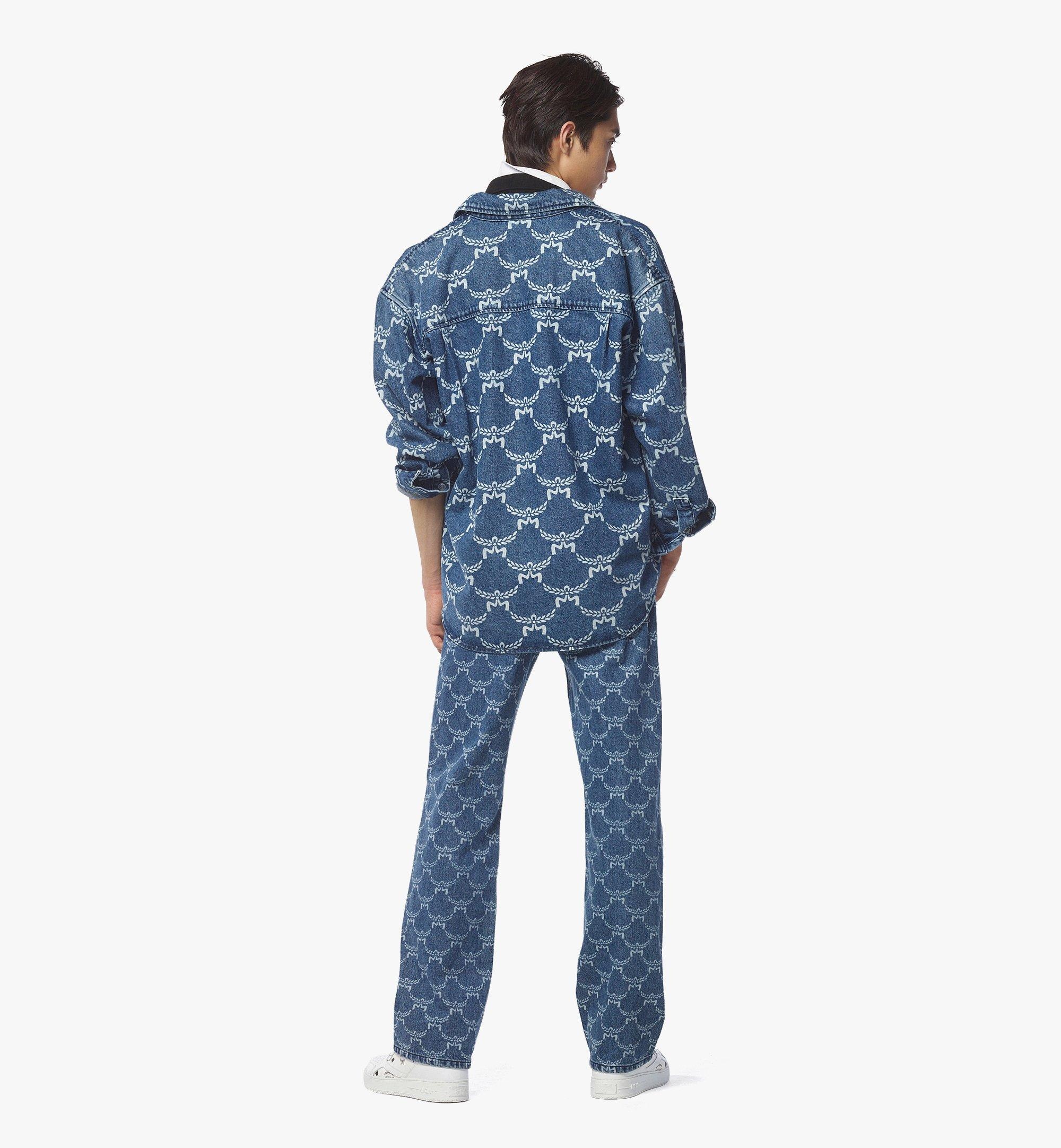 Lauretos Monogram Denim Shirt - 4
