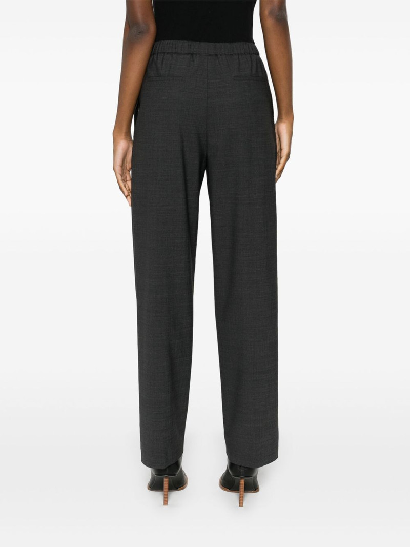 mélange-effect trousers 4