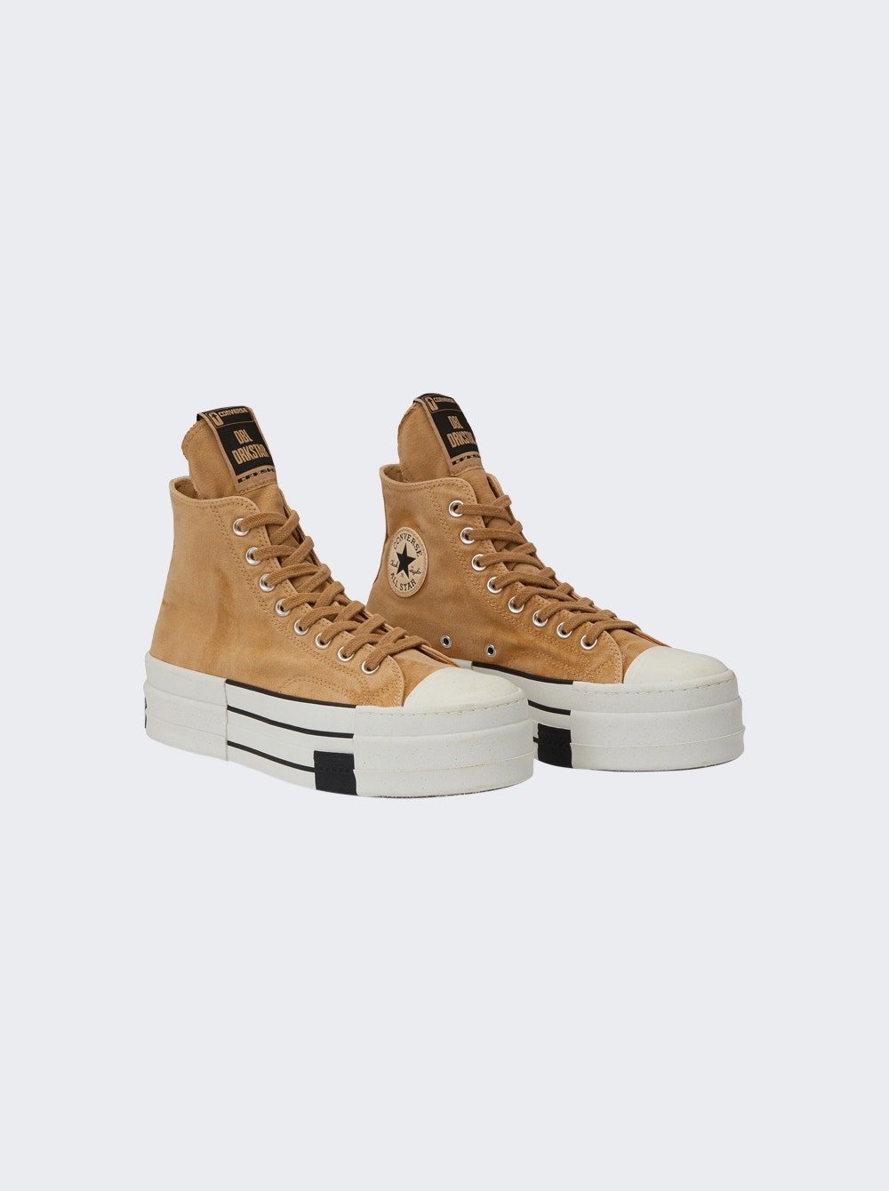 X Converse Dbl Drkstar Hi Sneakers Blonde - 2