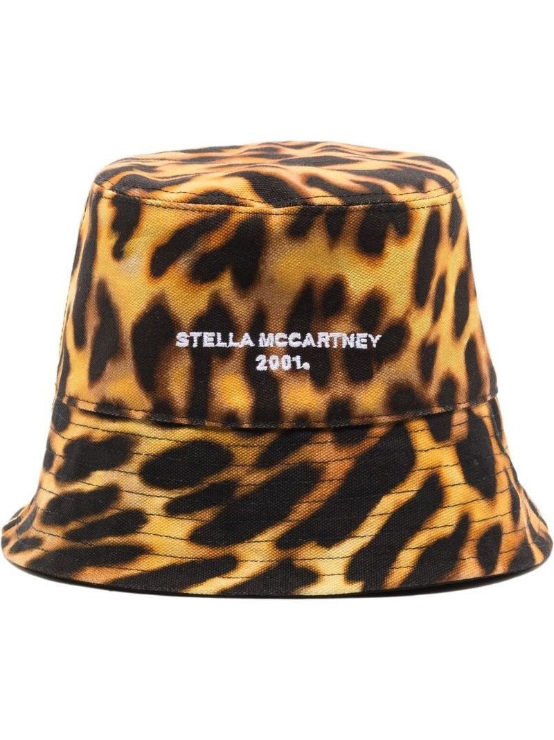 Stella McCartney leopard-print bucket hat outlook