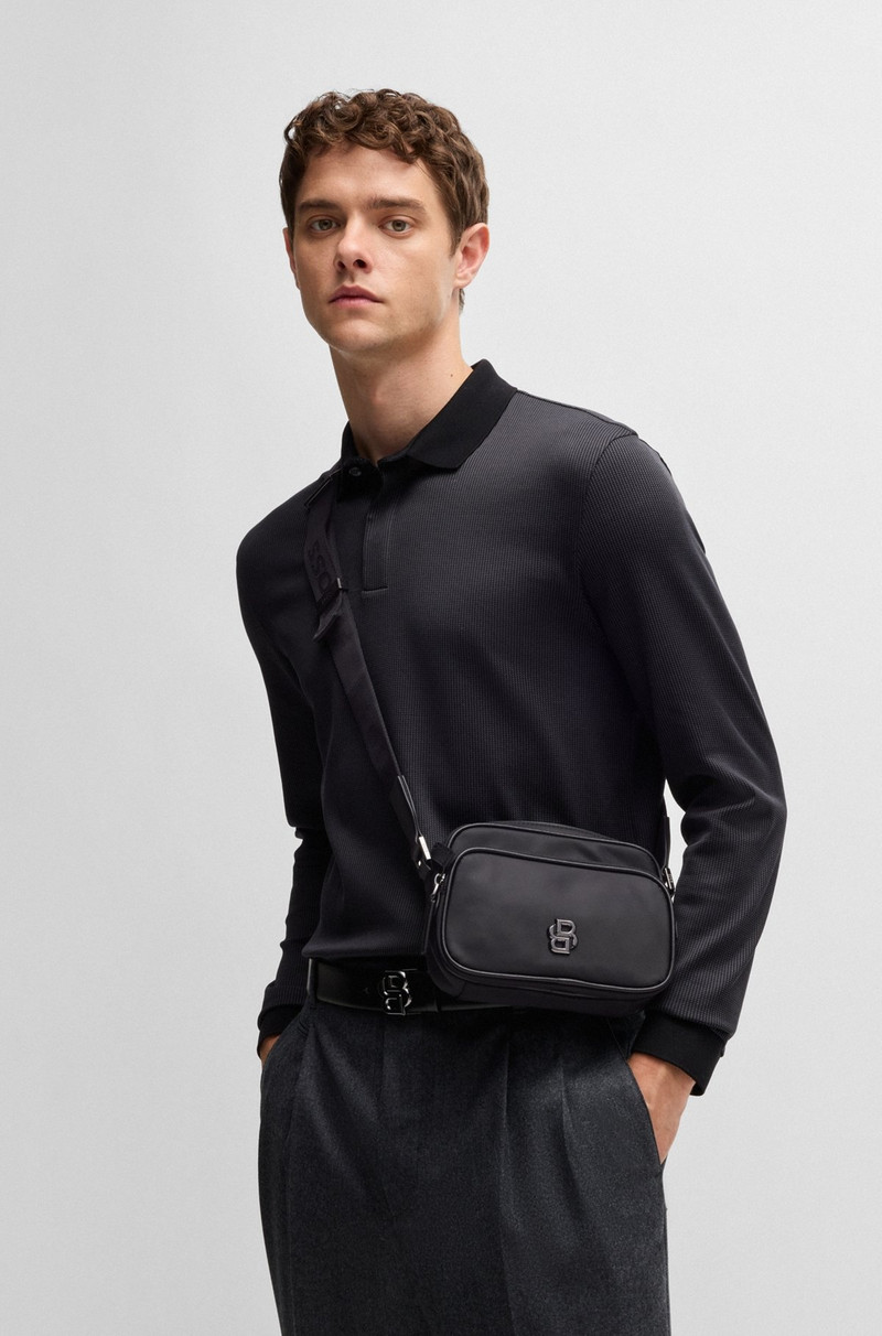 BOSS BOSS SELECTED BY SHOHEI OHTANI CROSSBODY BAG WITH DOUBLE B MONOGRAM outlook