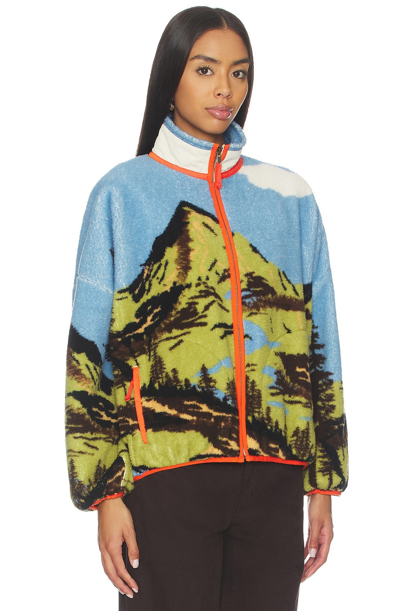THE GREAT. The Plush Terrain Full-zip outlook