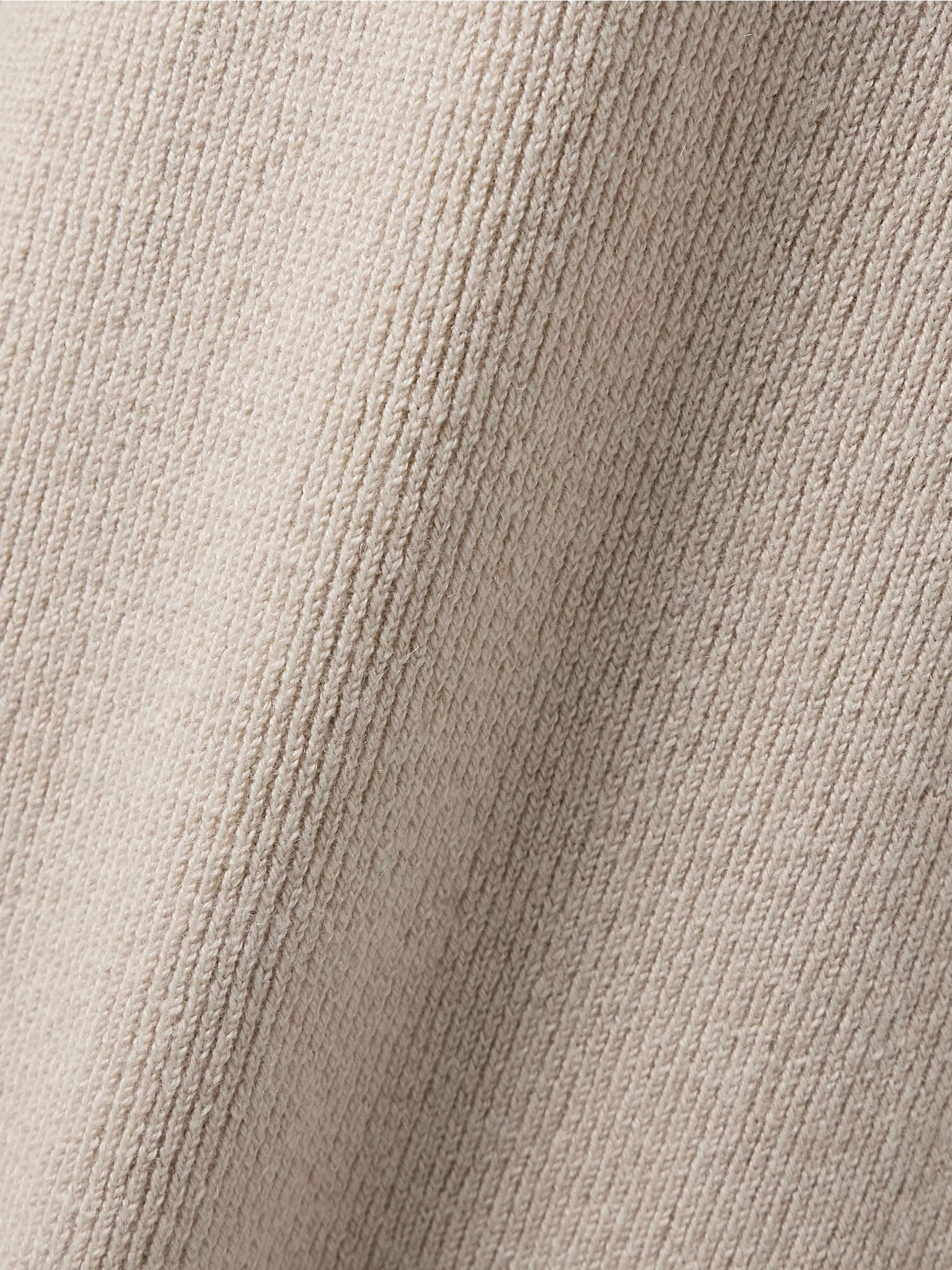 Delicash ribbed cashmere and silk-blend wide-leg pants Beige - 5