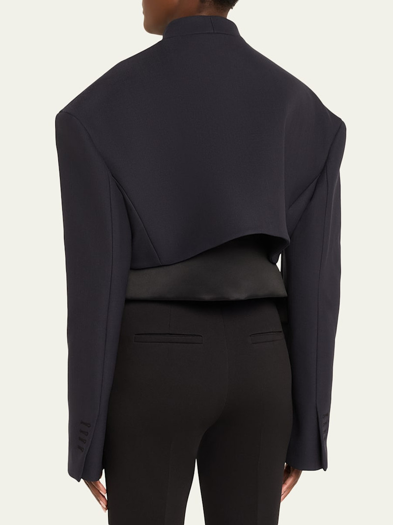 A.W.A.K.E. MODE Oversized Cropped Jacket outlook