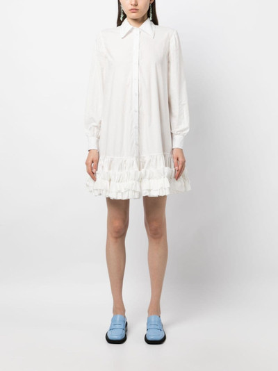 Molly Goddard long-sleeve buttoned shirtdress outlook