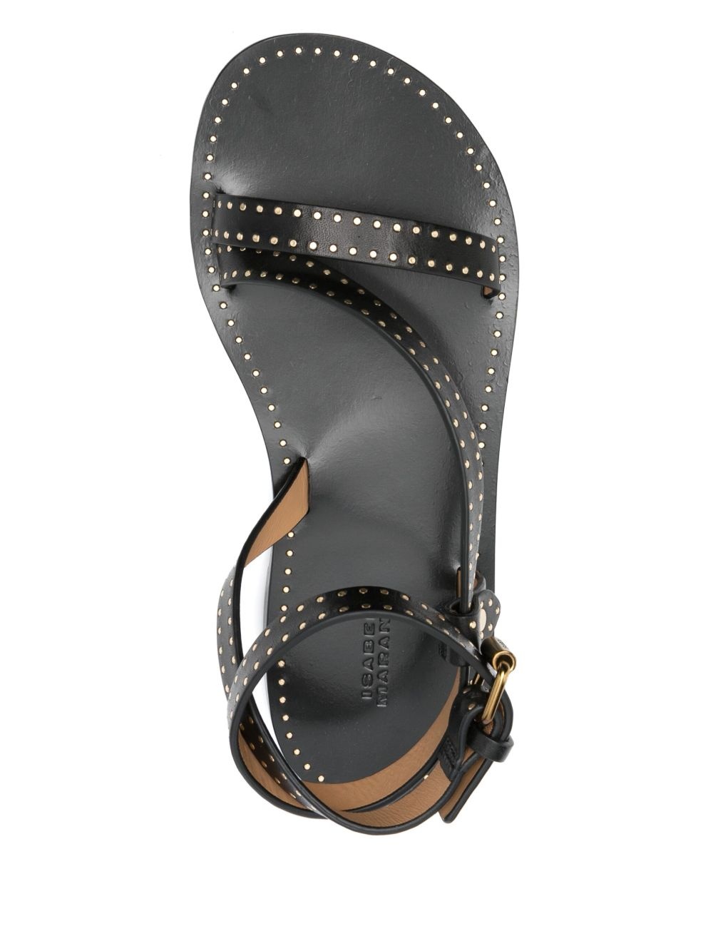 studded leather sandals - 4