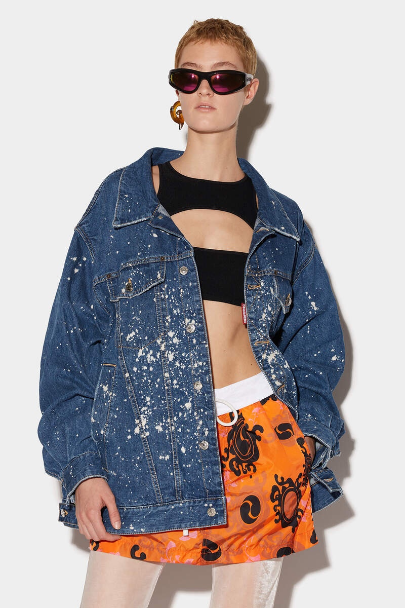 MEDIUM SEA SALT WASH OVER JEAN JACKET - 2