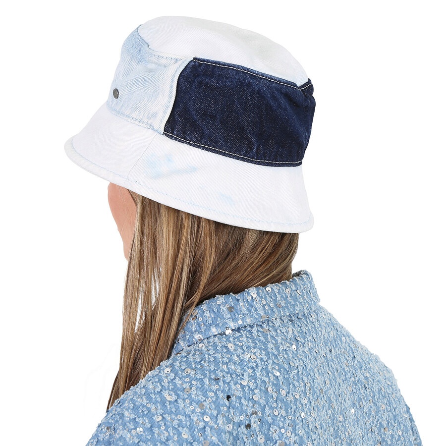 Maison Michel Ladies Multicolor Axel Cotton Denim Bucket Hat - 3