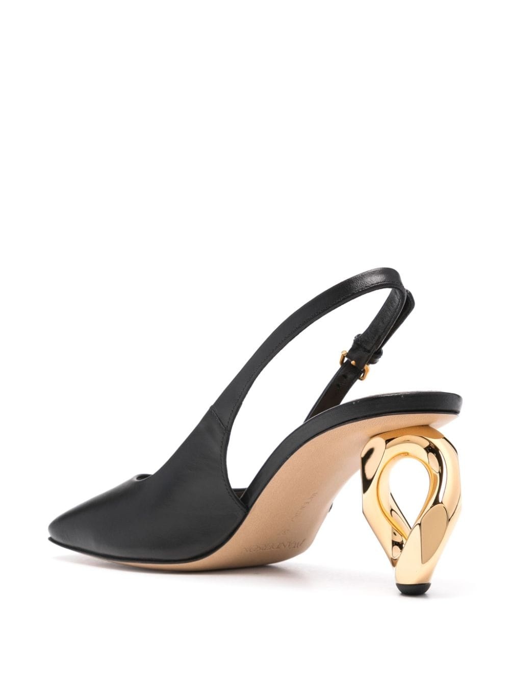 65mm chain-heel pumps - 3