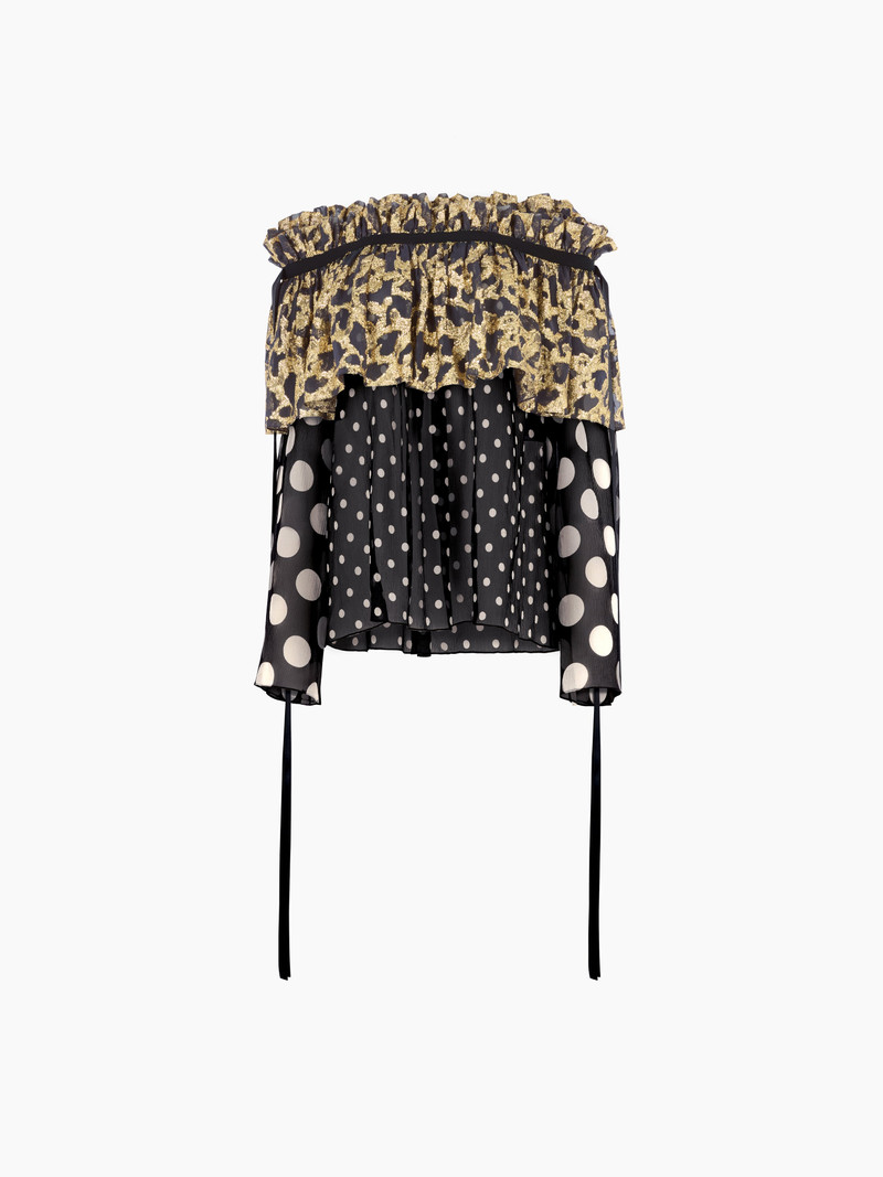 Polka Dot Satin Top 5