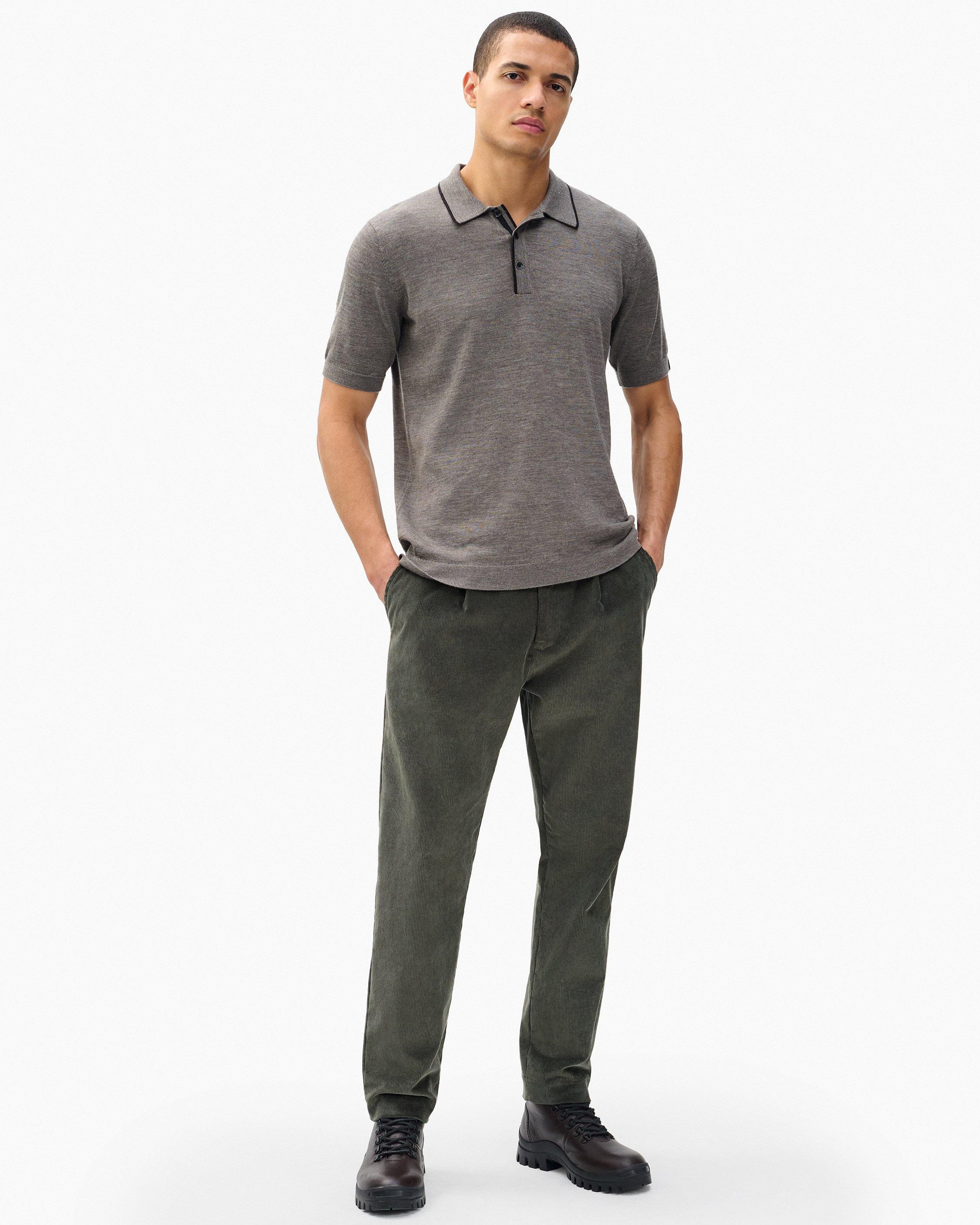 Evan Pleated Corduroy Trousers - 3