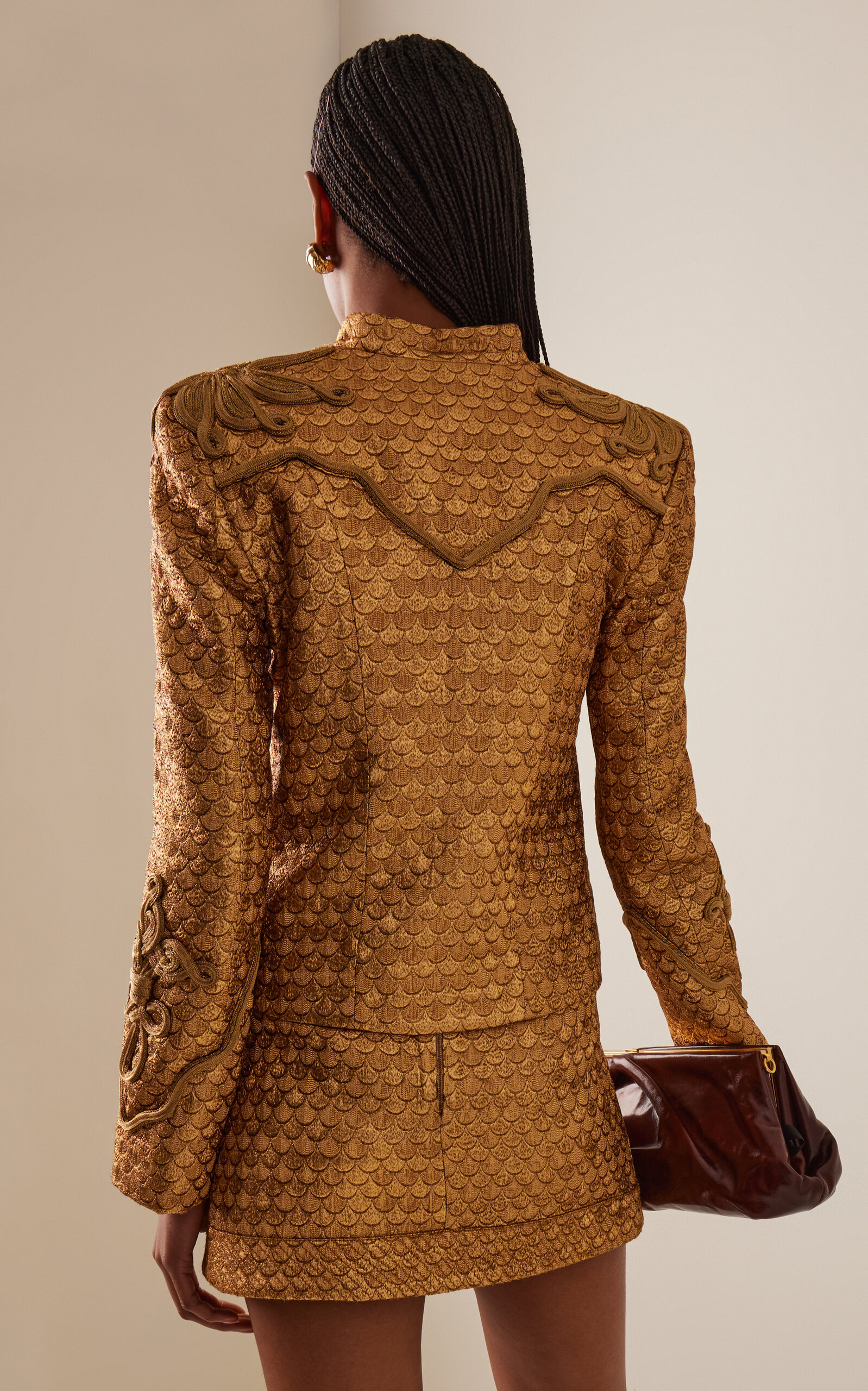 Boldness Sequined Jacket gold - 4