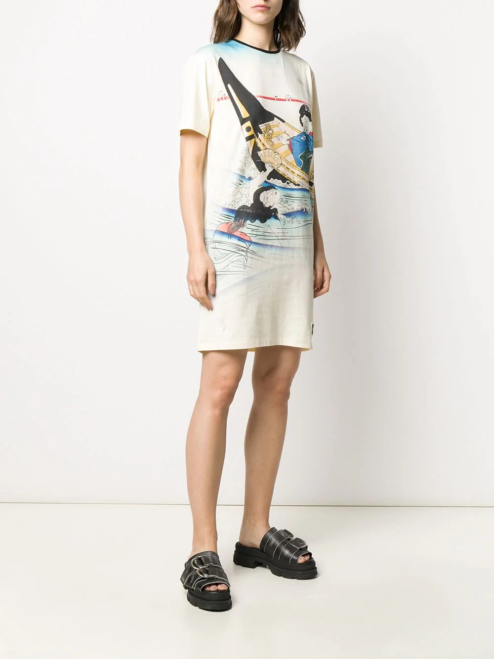 Ama printed T-shirt dress - 3