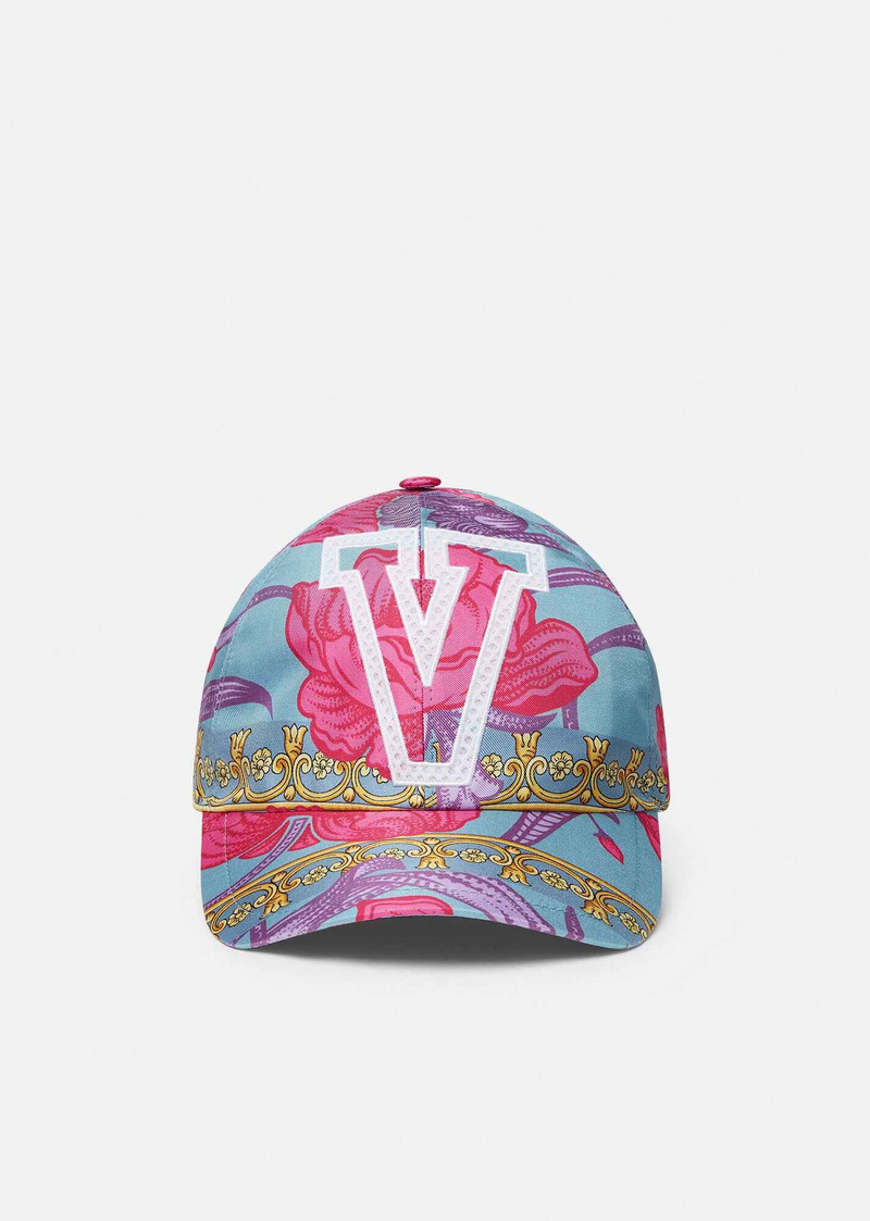 Acid Bouquet Silk Baseball Cap 1