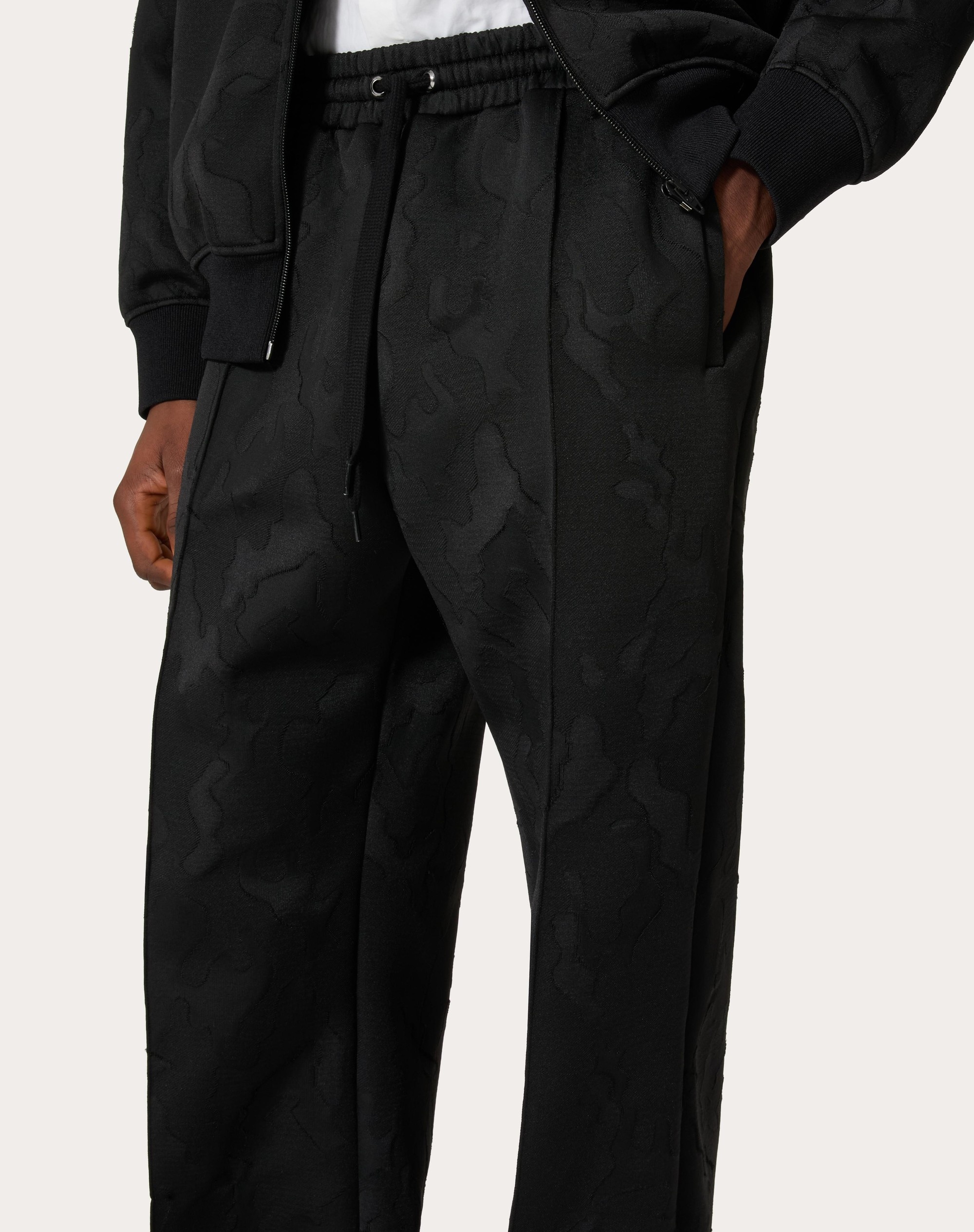 ACETATE PANTS WITH ALL-OVER CAMOUNOIR PATTERN - 5