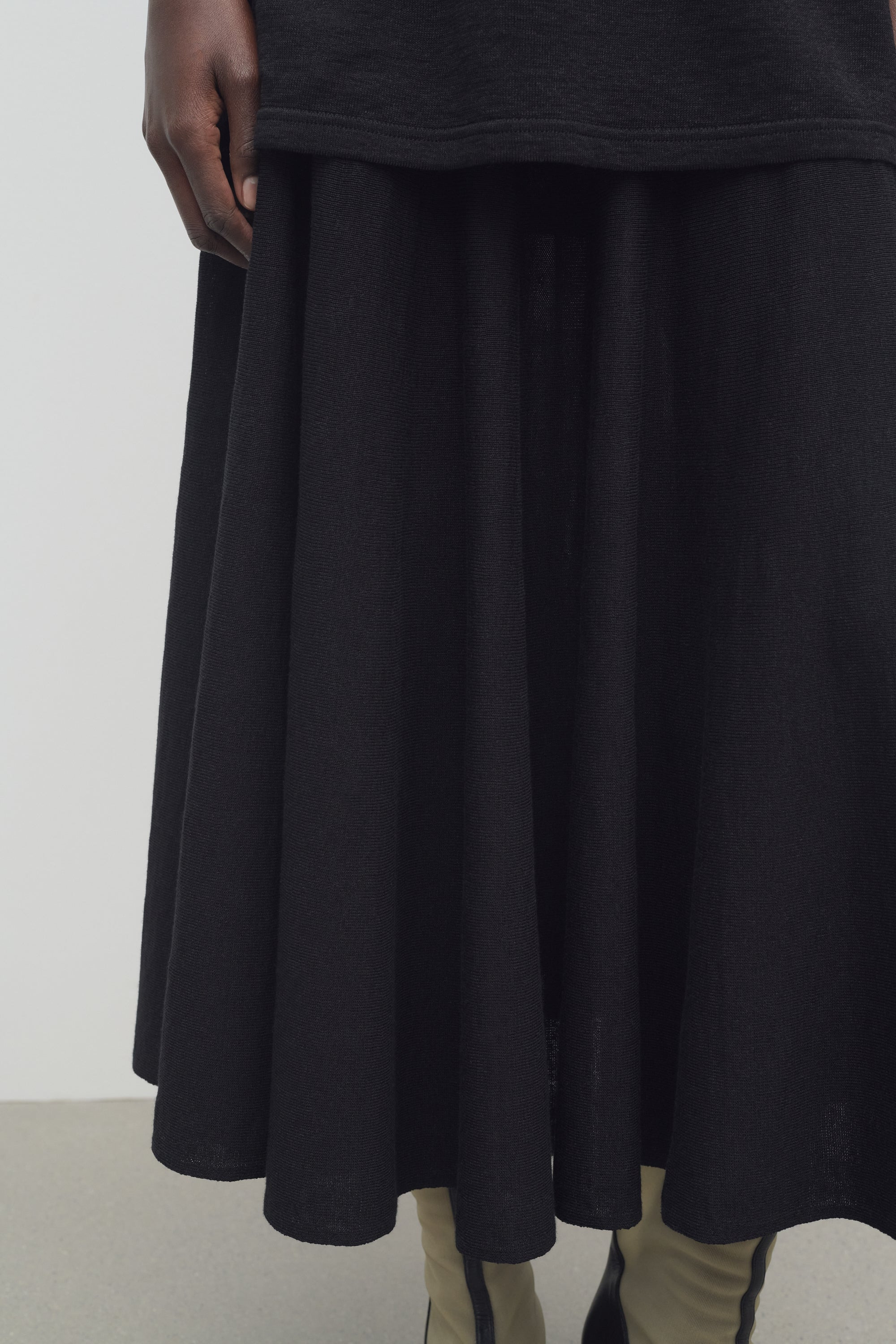 Jaliah Skirt in Cotton and Linen - 6