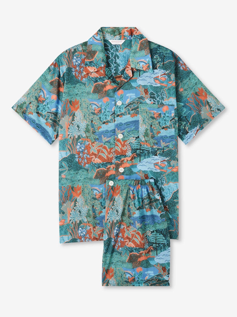 Men's Short Pyjamas Ledbury 59 Cotton Batiste Multi - 1