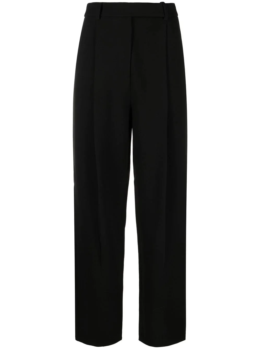 high-waist straight trousers - 1