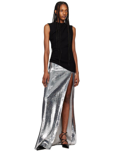 MÔNOT Black Sequin Maxi Dress outlook