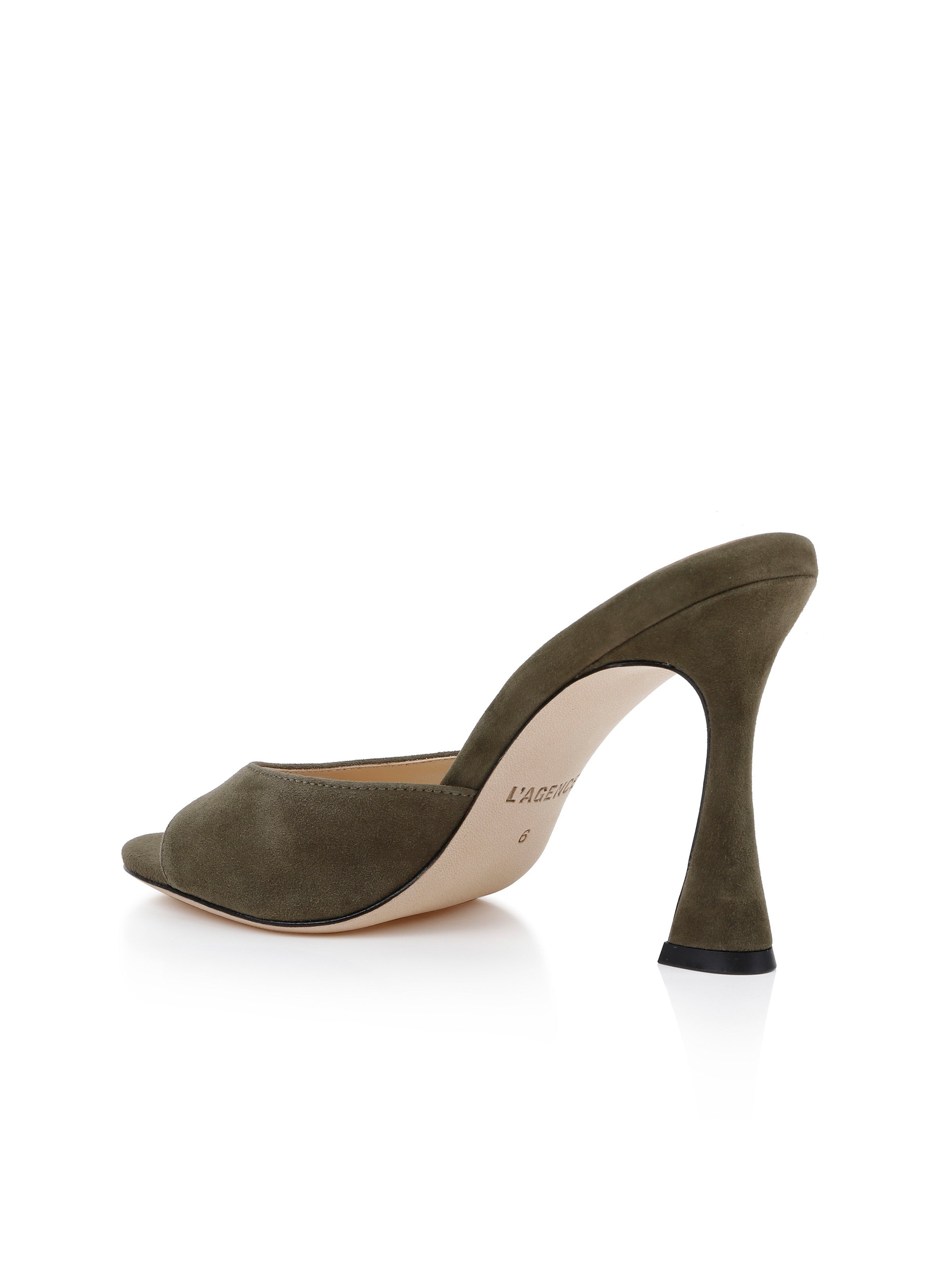 Avery Suede Open-Toe Mule - 3
