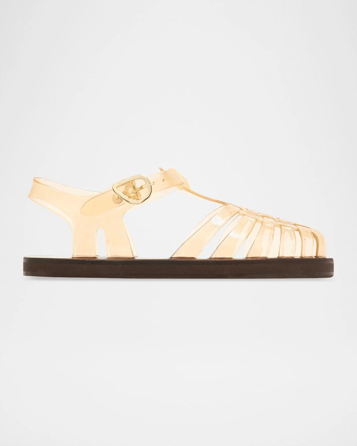 Homeria Transparent Jelly Fisherman Sandals - 1