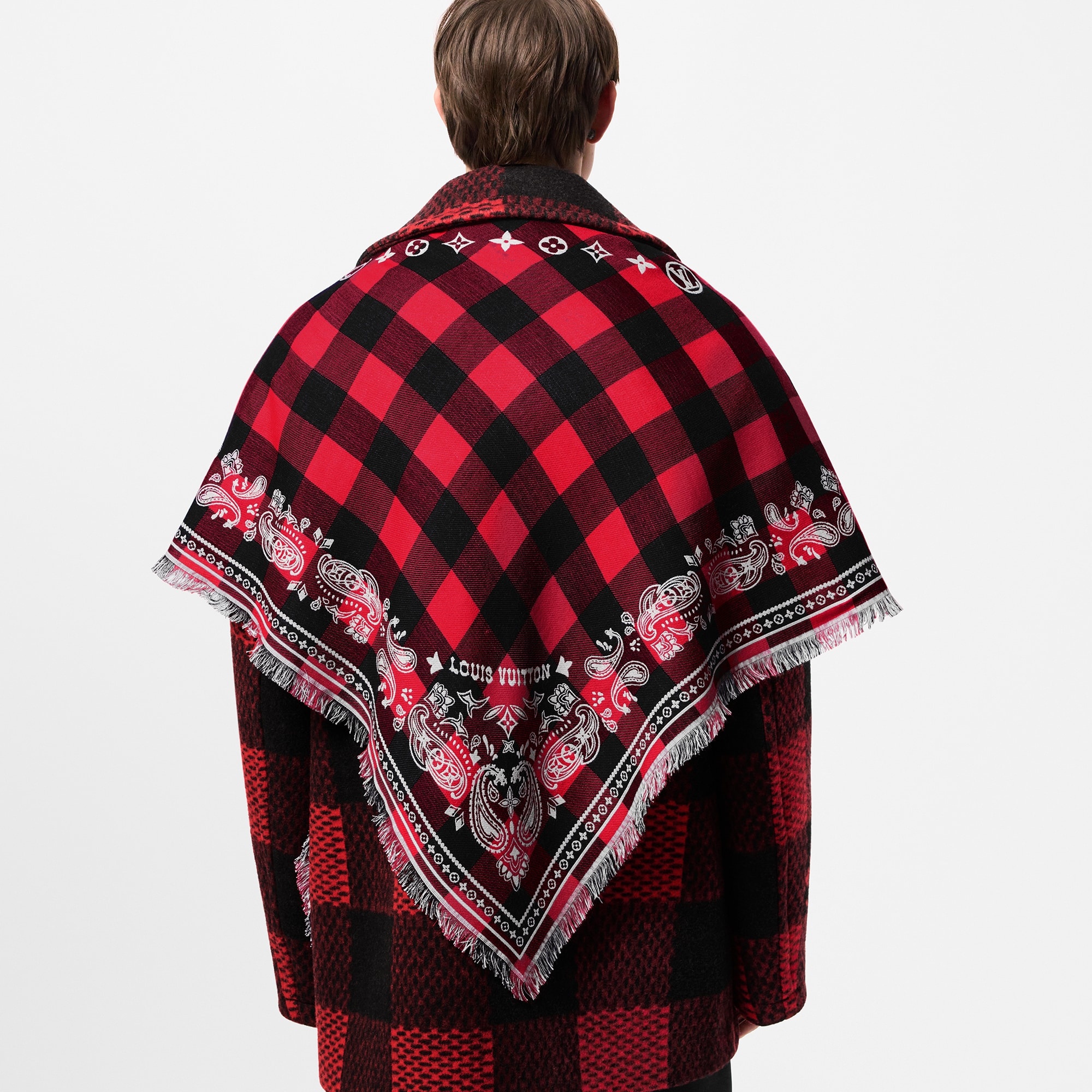 Damier Buffalo Stole - 5