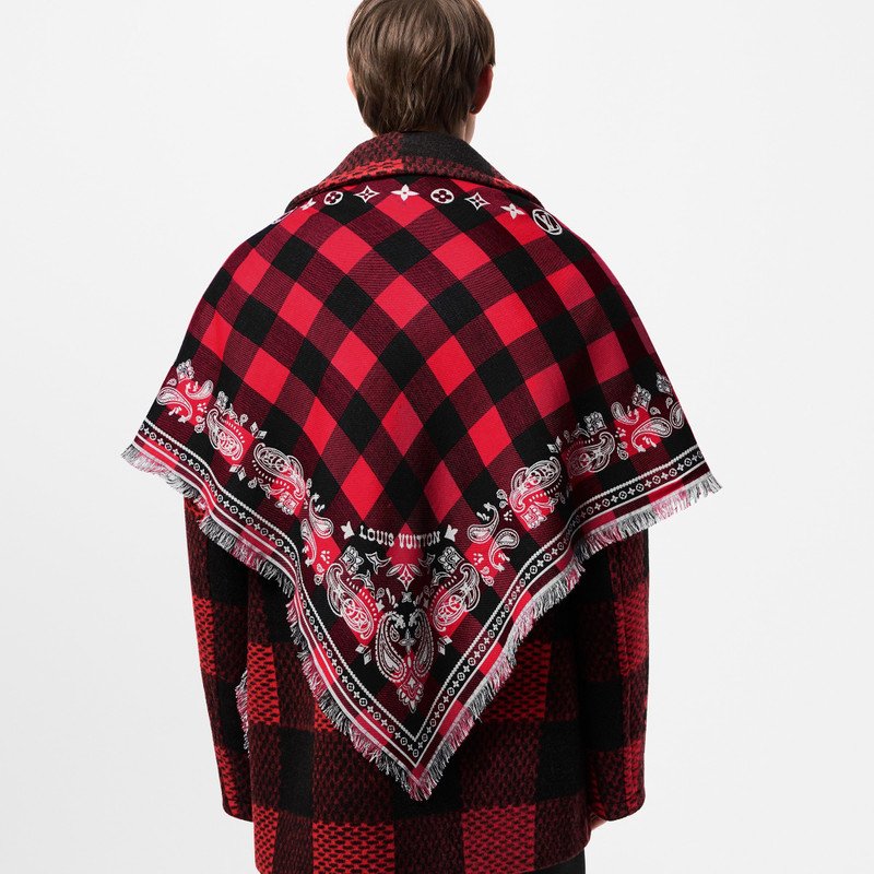 Damier Buffalo Stole 5