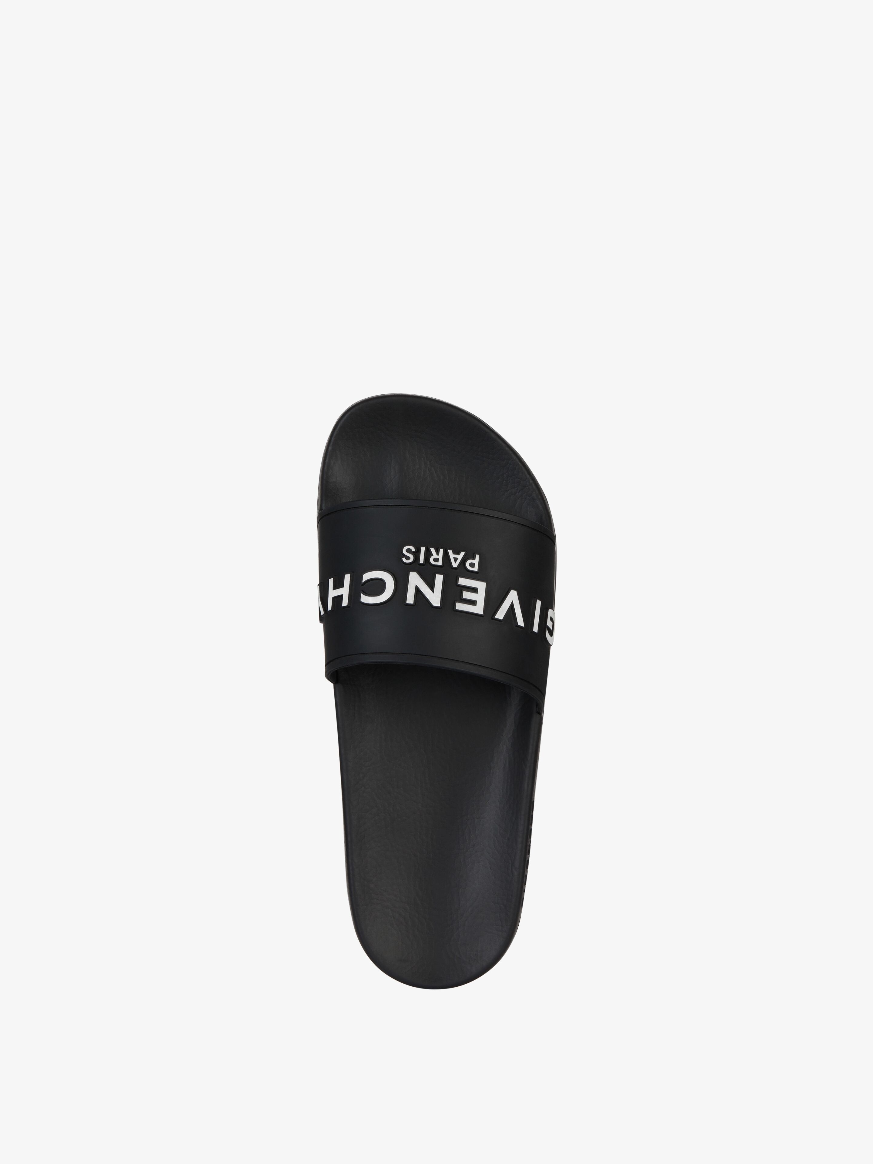 SLIDE FLAT SANDALS IN RUBBER - 4