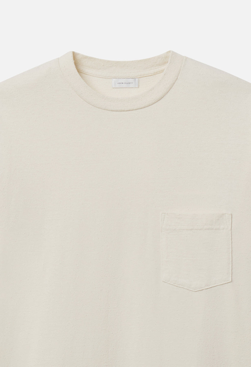 SILK NOIL CAMPUS POCKET TEE 3