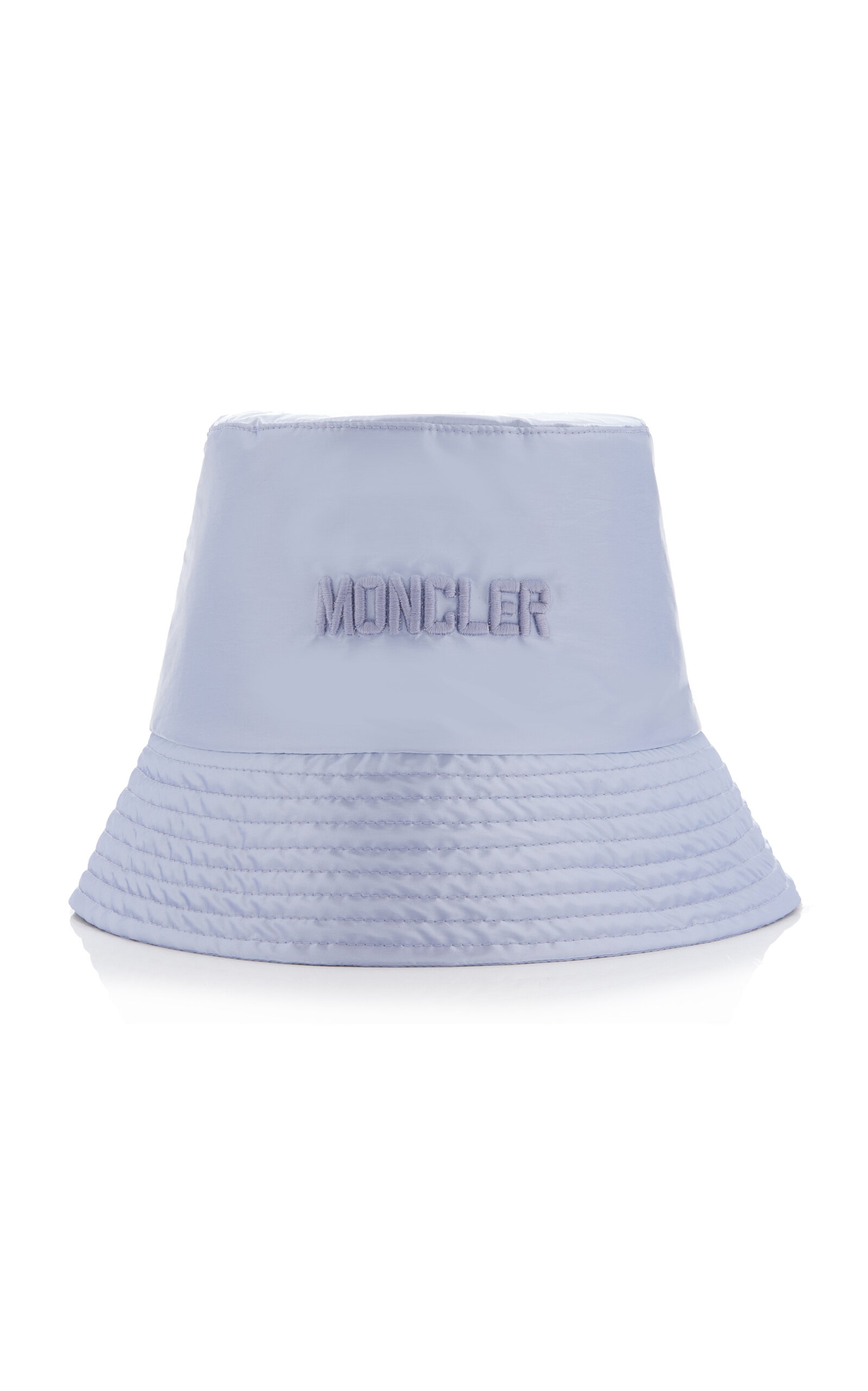 Embroidered Nylon Bucket Hat purple - 1