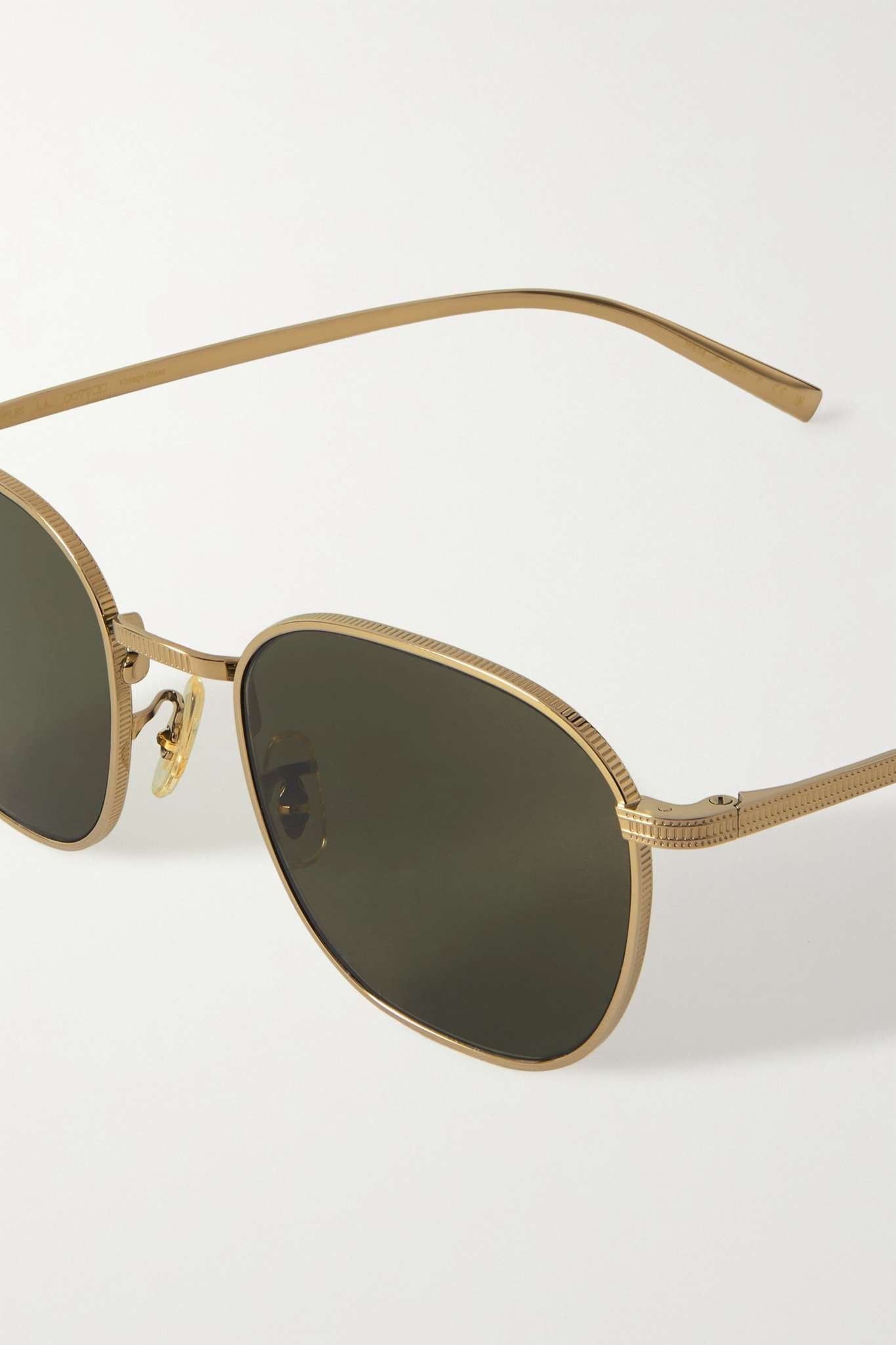 Rynn round-frame gold-tone sunglasses - 4