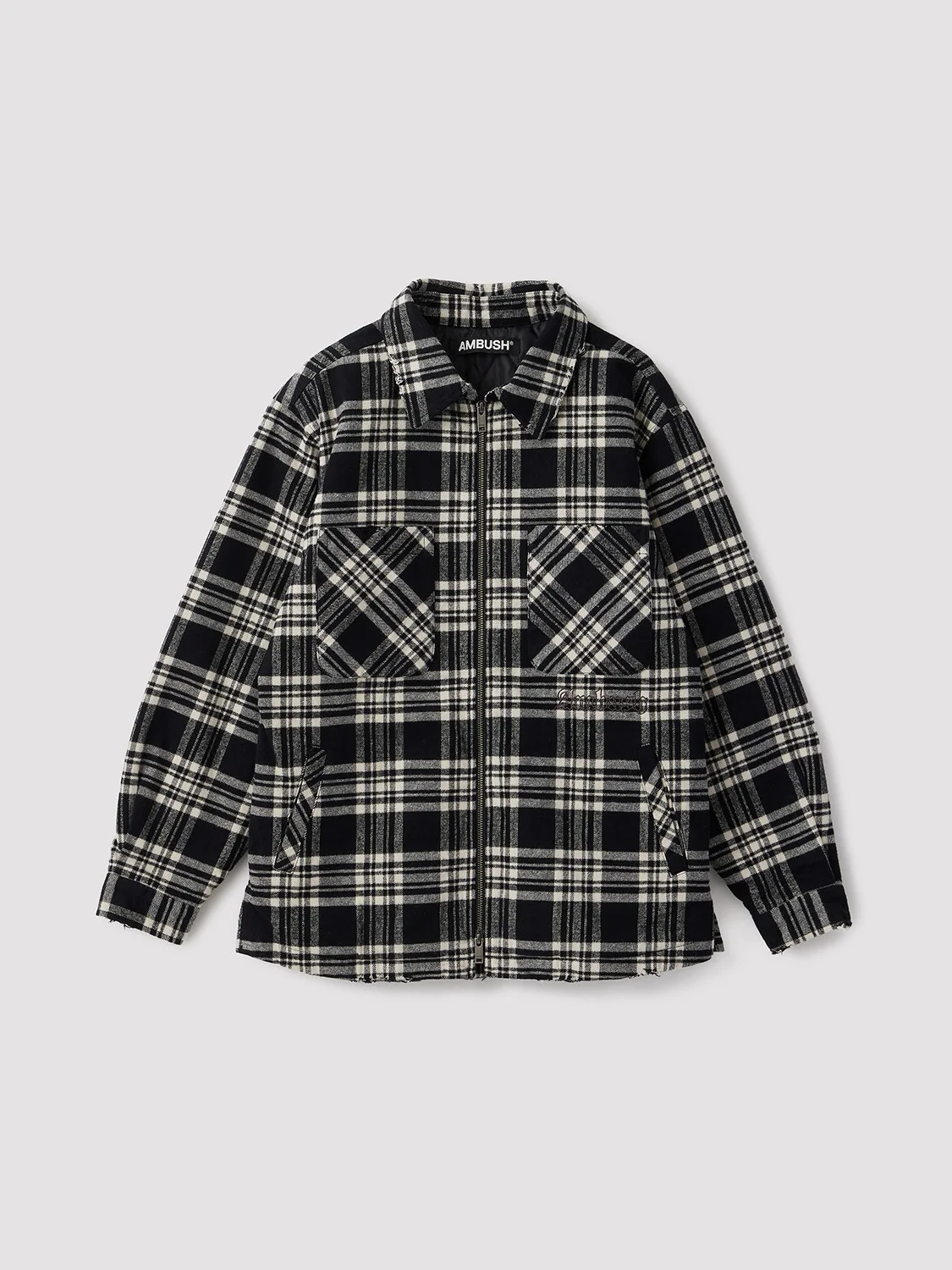 HEAVY FLANNEL CHECK SHIRT JACKET - 1