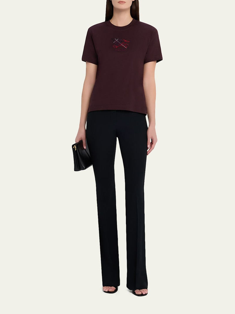 Burberry Frankie EKD Embroidered Short-Sleeve T-Shirt outlook