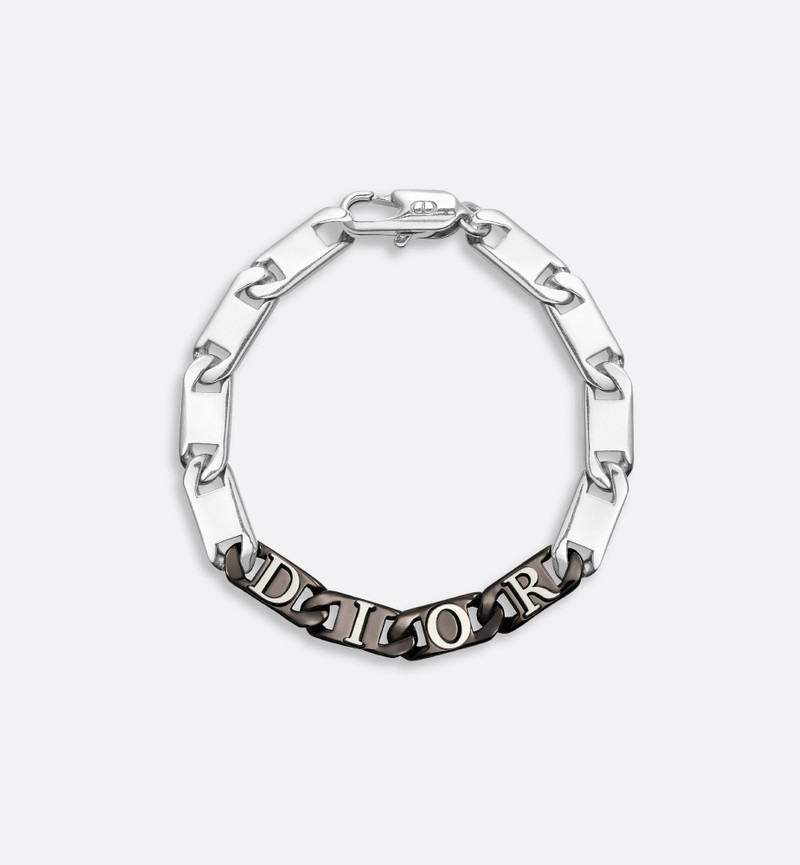 Dior Contrast Chain Link Bracelet 1