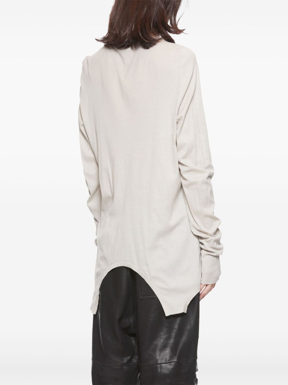 Arch Hem long sleeve top - 4