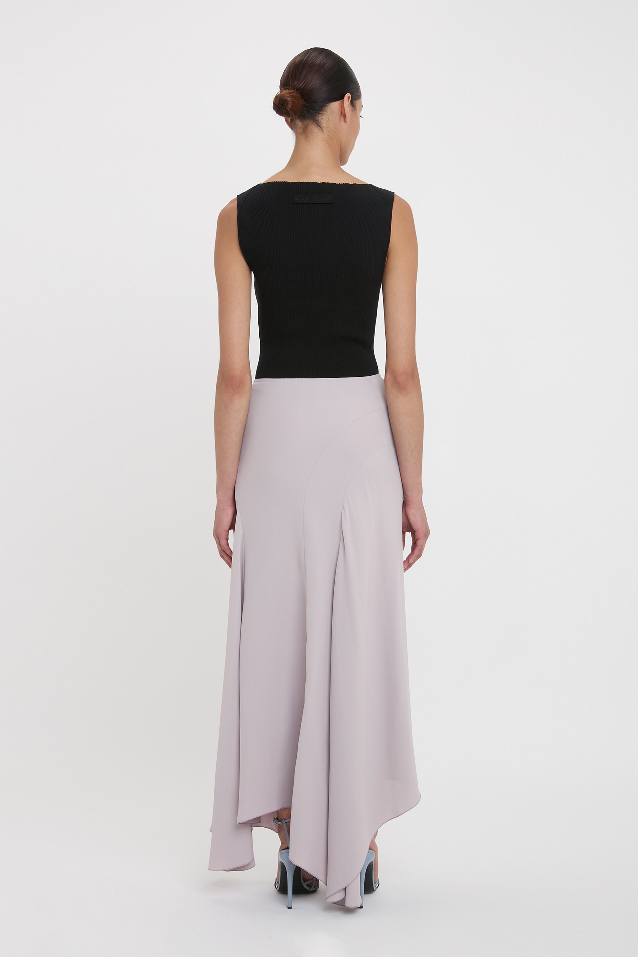 Spiral Seam Skirt In Heather - 4