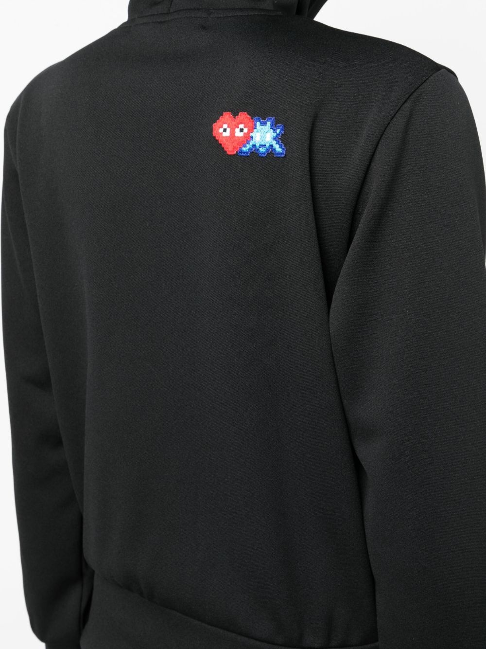 logo-appliquÃ© zip-up hoodie - 5