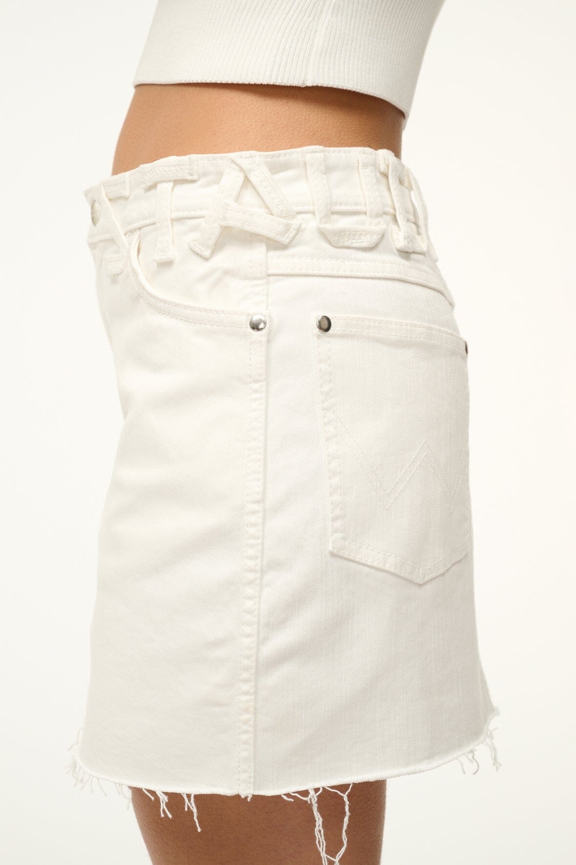 STAUD WRANGLER THE MINI SKIRT - 5