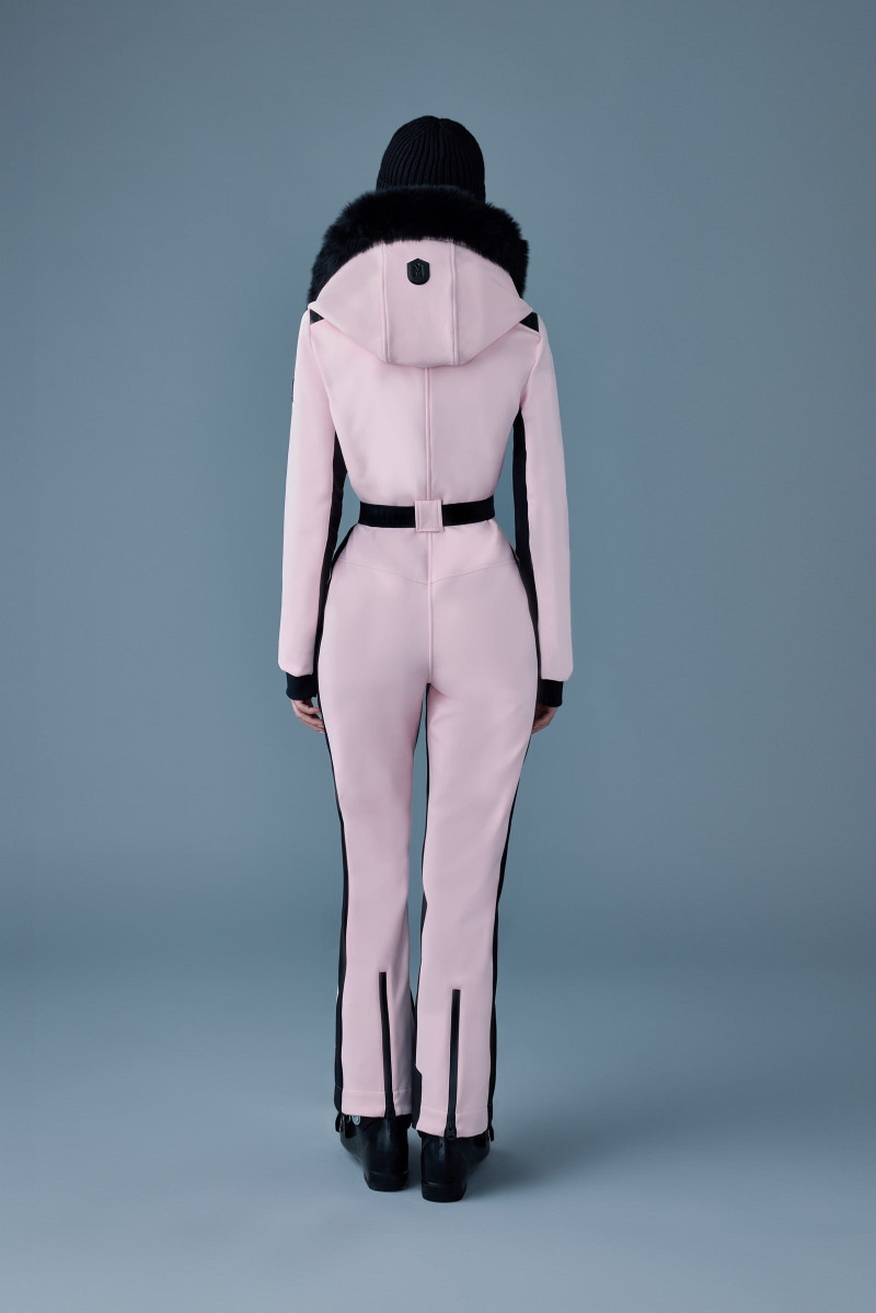 ELLE-Z Techno fleece ski suit with removable hood and fur trim 4