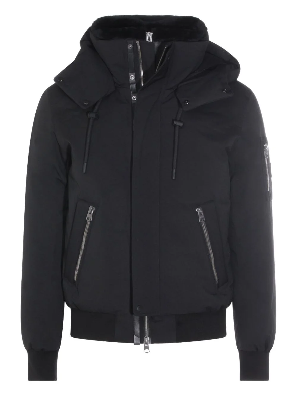 quilted hooded jacket - 1