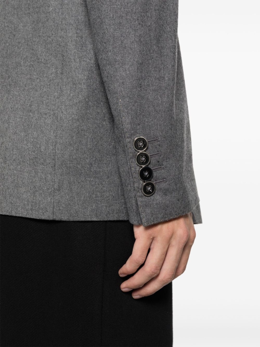 single-breasted blazer - 5