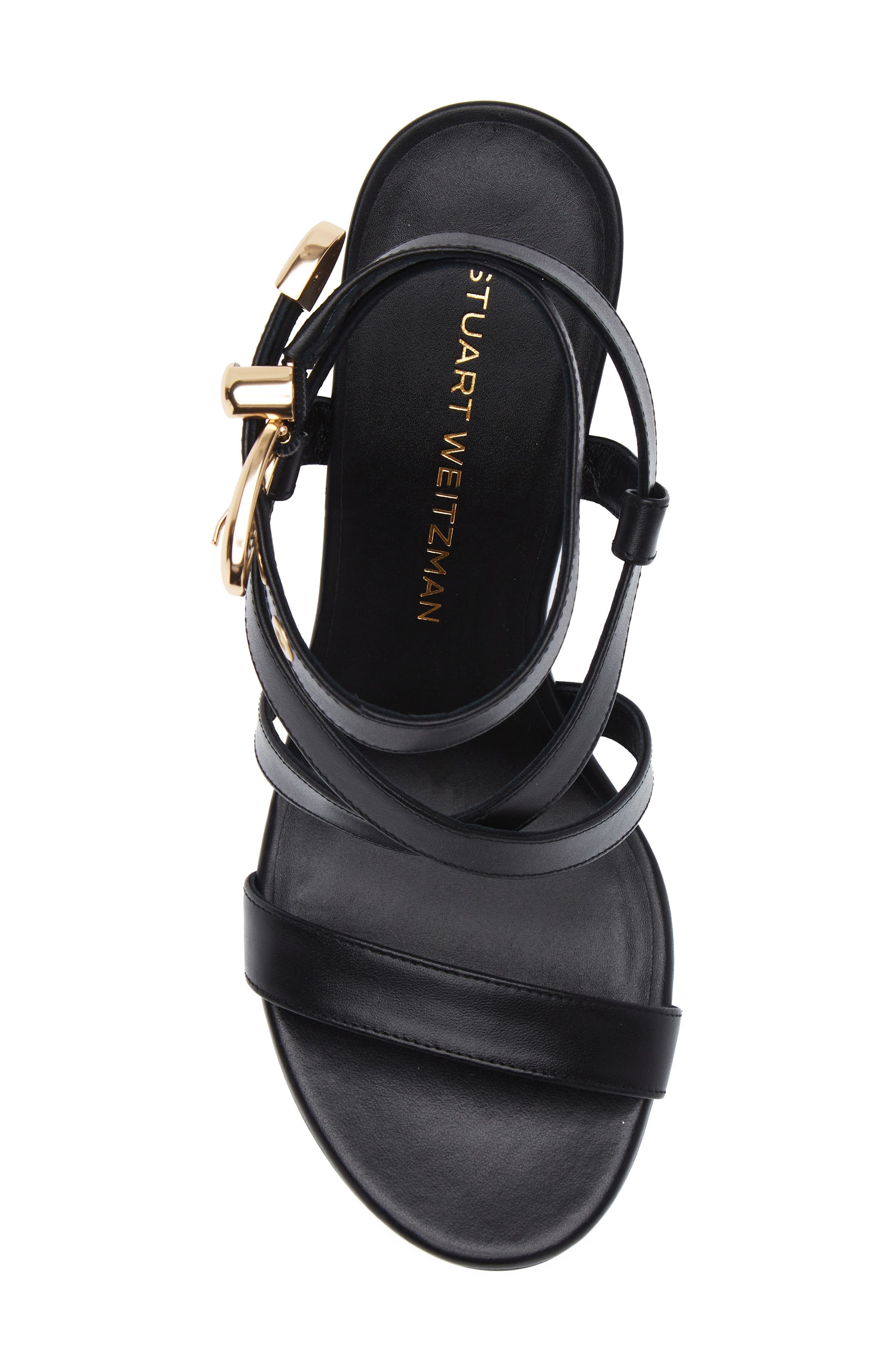 Stuart Weitzman Maven Block 85 Sandal in Black at Nordstrom - 5