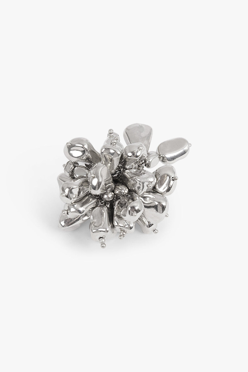 EMBROIDERED STATEMENT RING | SILVER 1