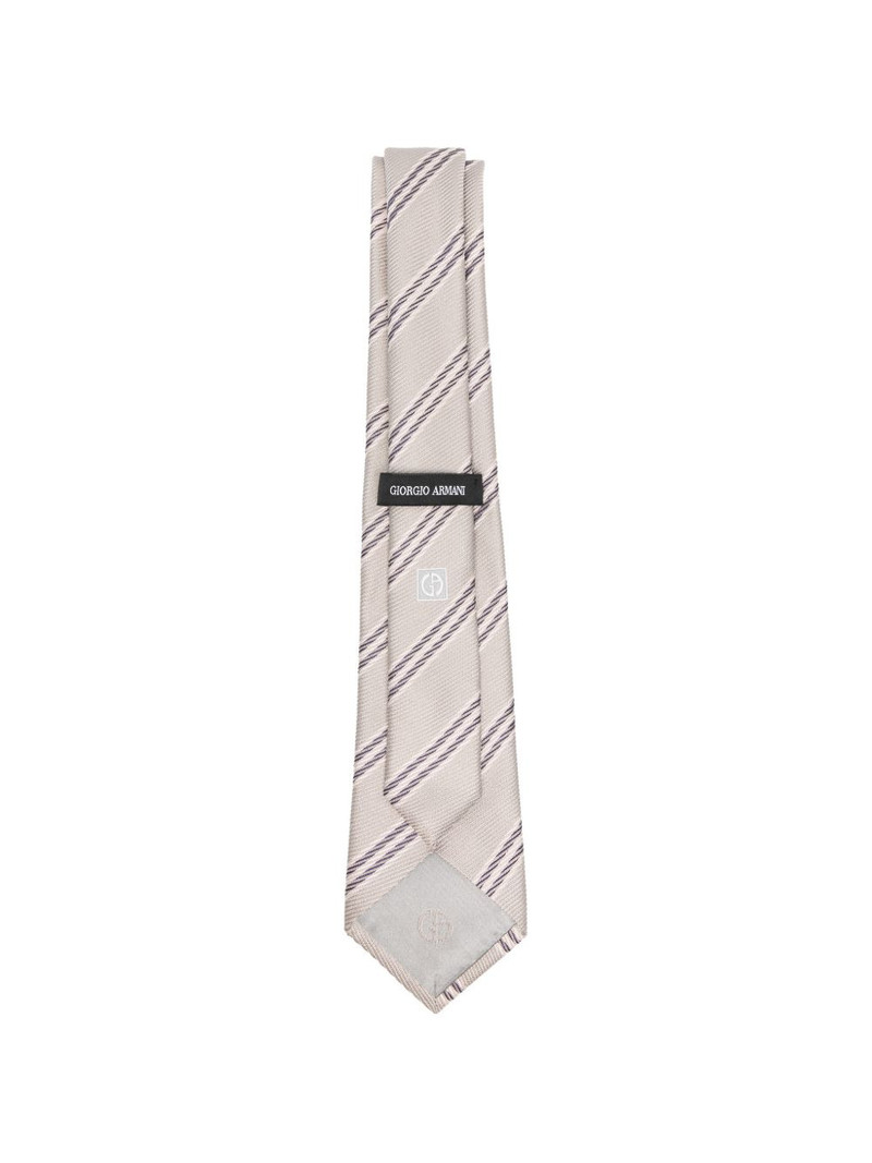 GIORGIO ARMANI striped tie outlook