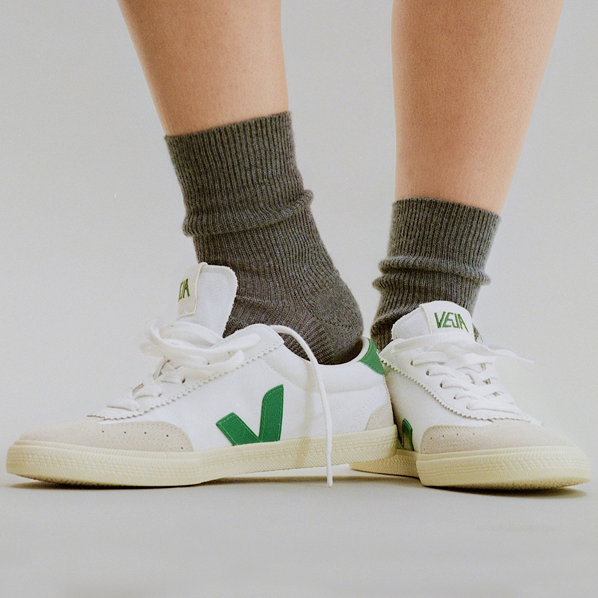 VOLLEY CANVAS WHITE EMERAUDE - 4
