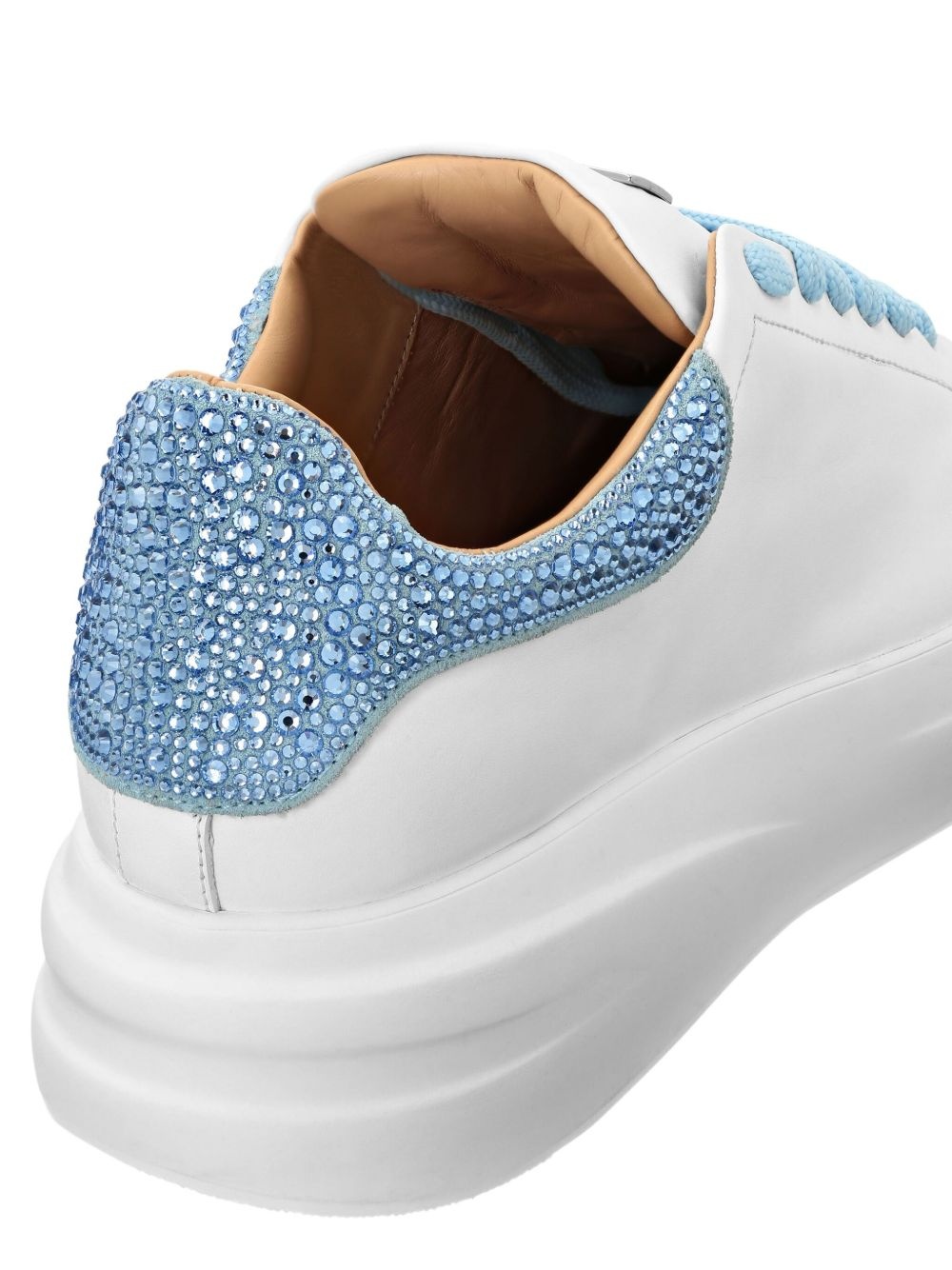 crystal-detail platform sneakers - 5