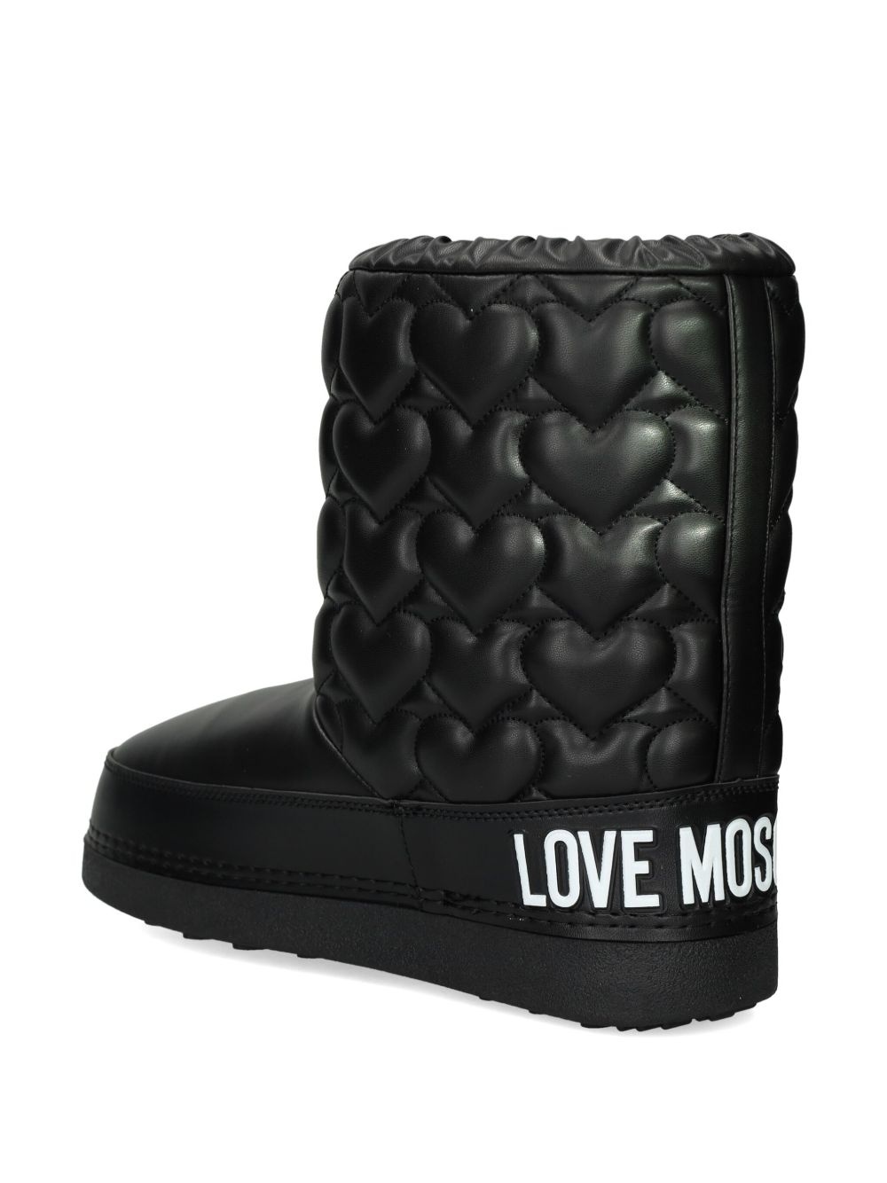 logo-print quilted boots - 3